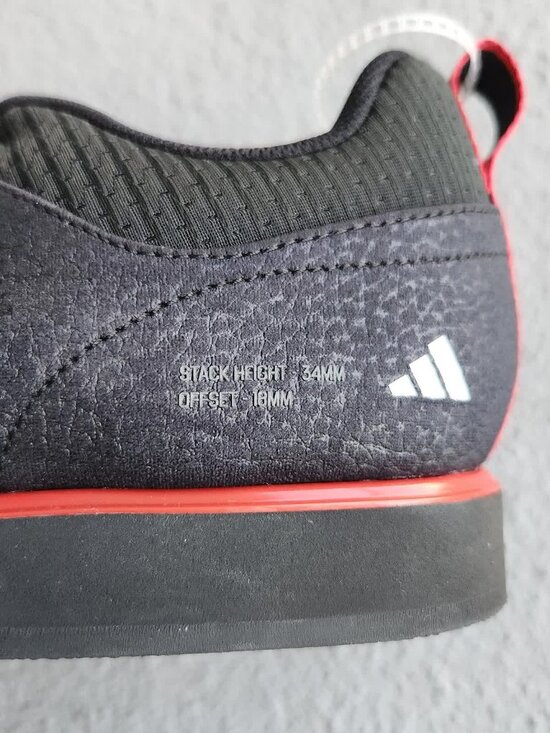 Adidas Powerlift 5 Weightlifting Men\'s Shoes Size 8 Black Red IH8238 main image 11